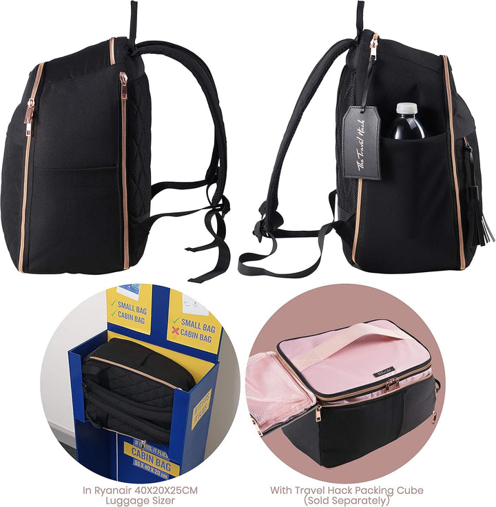 Cabin Max Travel Hack Damen Rucksack in der Grösse 40x20x25 cm geeignet für Ryanair unter dem Sitz H