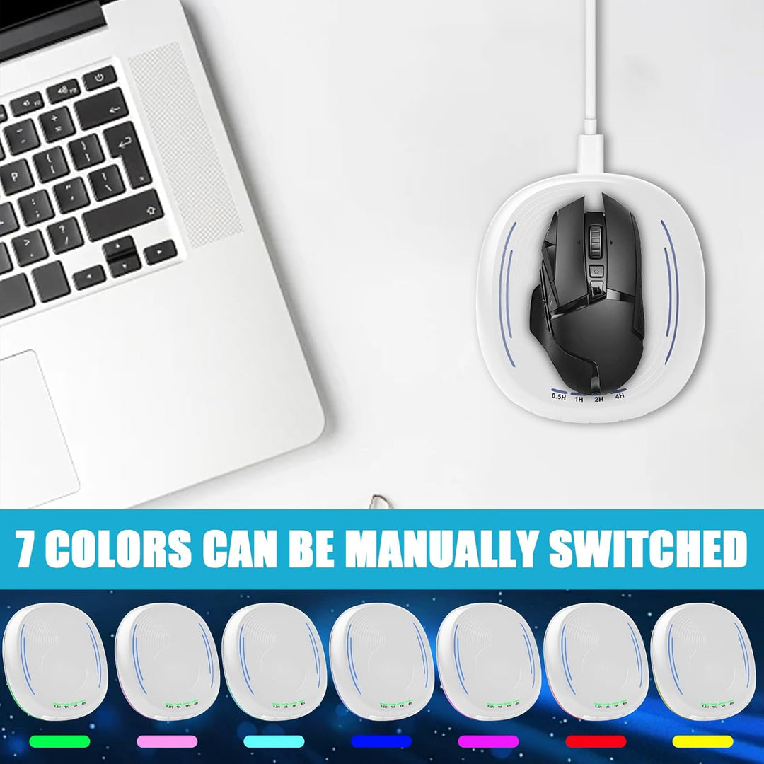 Leikurvo Mouse Mover, Mouse Jiggler, Mausbeweger für Home Office Nicht Nachweisbar Plug & Play, Maus
