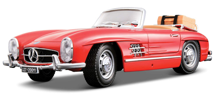 Bburago 18-12049 18-12049-Gold Collezione 1:18 Mercedes Benz 300 SL Touring 1957 rot