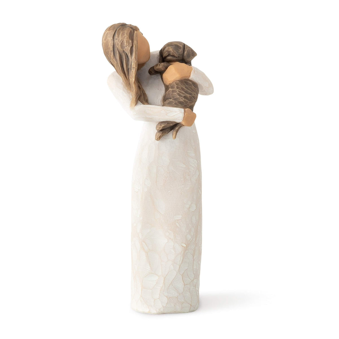 Willow Tree Adorable You Dark Dog Figur Mehrfarbig, Mehrfarbig
