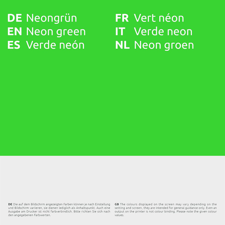 linie zwo ®, 1000 Stück Einlassbänder/Securebänder Tyvek ® 19 x 254 mm, Neongrün, Neongrün
