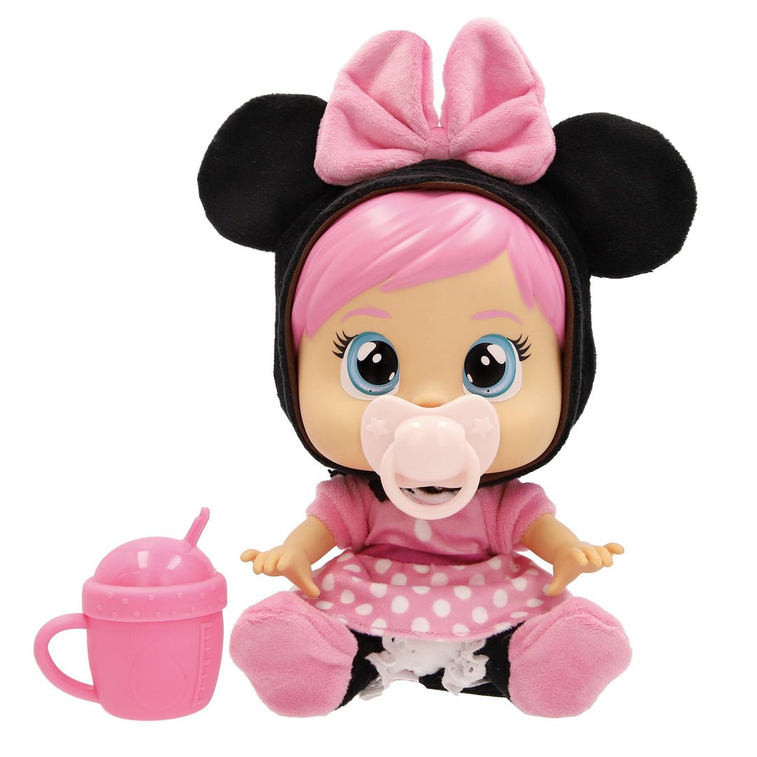 CRY Babies Disney Minnie Baby-Puppe Cry Babies Loving Care inspiriert von Minnie Mouse, inklusive 3