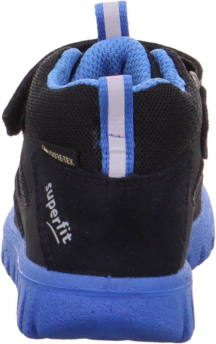 Superfit Jungen 1006196 Lauflernschuhe 27 EU Schwarz Hellblau 0000, 27 EU Schwarz Hellblau 0000