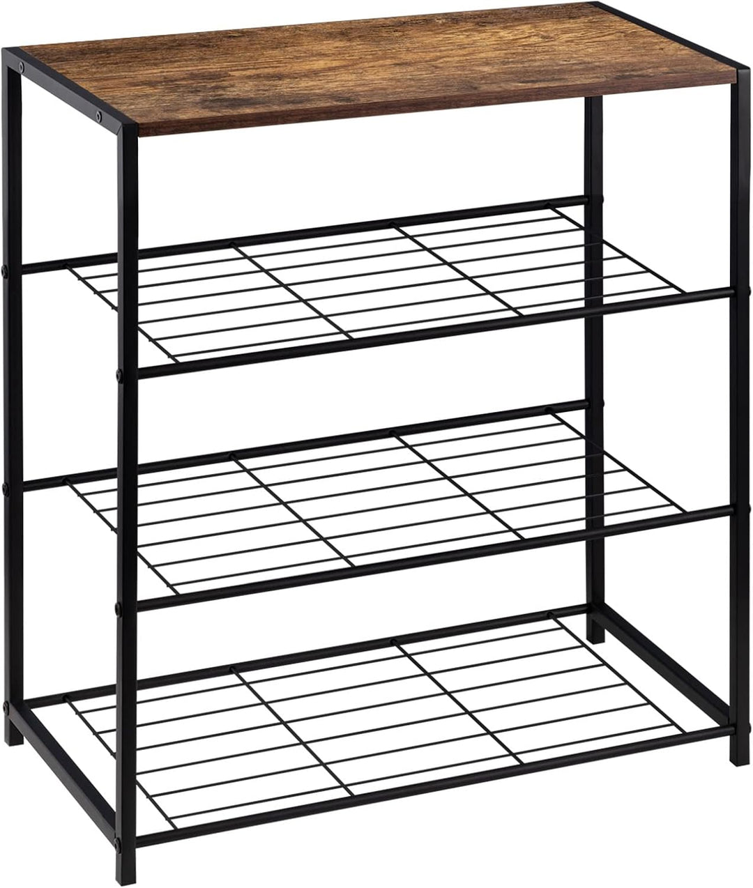 WOLTU Schuhbank Schuhregal mit Sitzfläche Badregal Schuhablage Schuhkommode Schuhständer Organizier