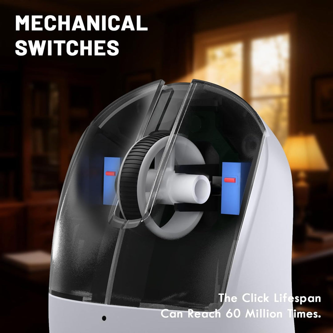 LexonElec Magic-Refiner X2 Superleichte Kabellose Computermaus mit Klebeband, Optischer Pixart 3311