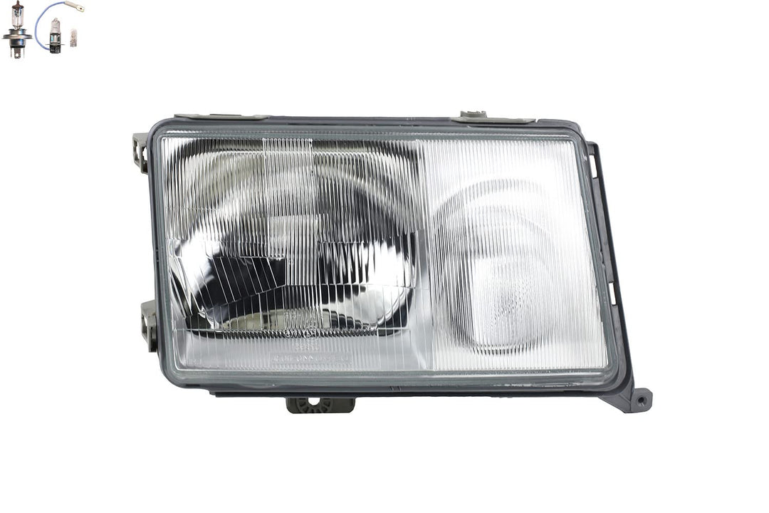 Johns, Scheinwerfer passend für Mercedes W124 09/89-06/93 / rechts + Leuchtmittel