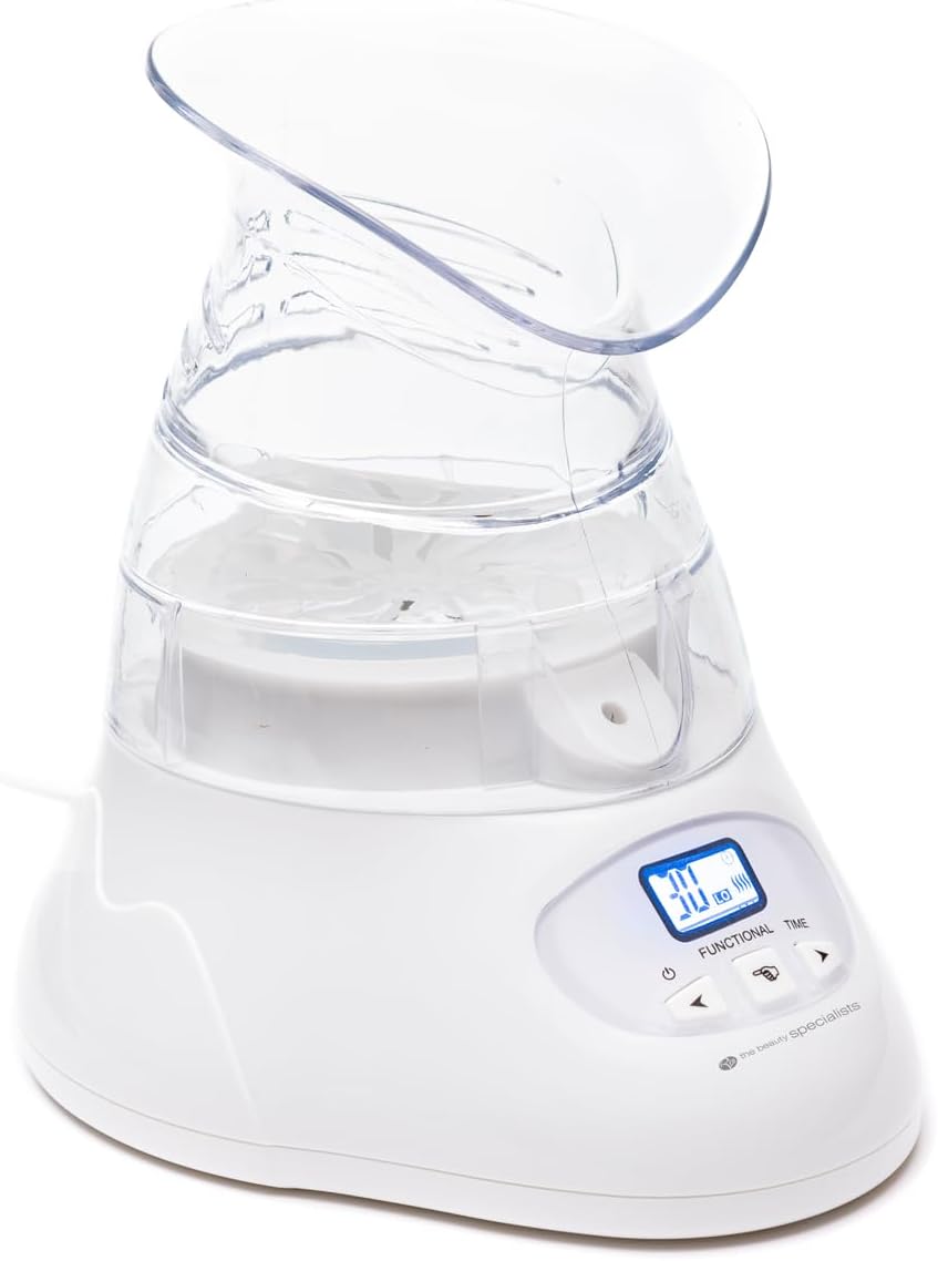 Rio Beauty Gesichtssauna Spa mit Dampf-Inhalator FSTE2 Weiss