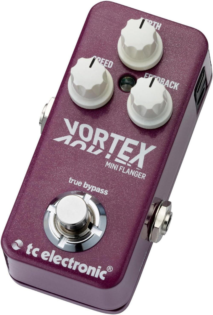 TC Electronic VORTEX MINI FLANGER Ultrakompaktes Flanger-Pedal mit integrierter TonePrint-Technologi