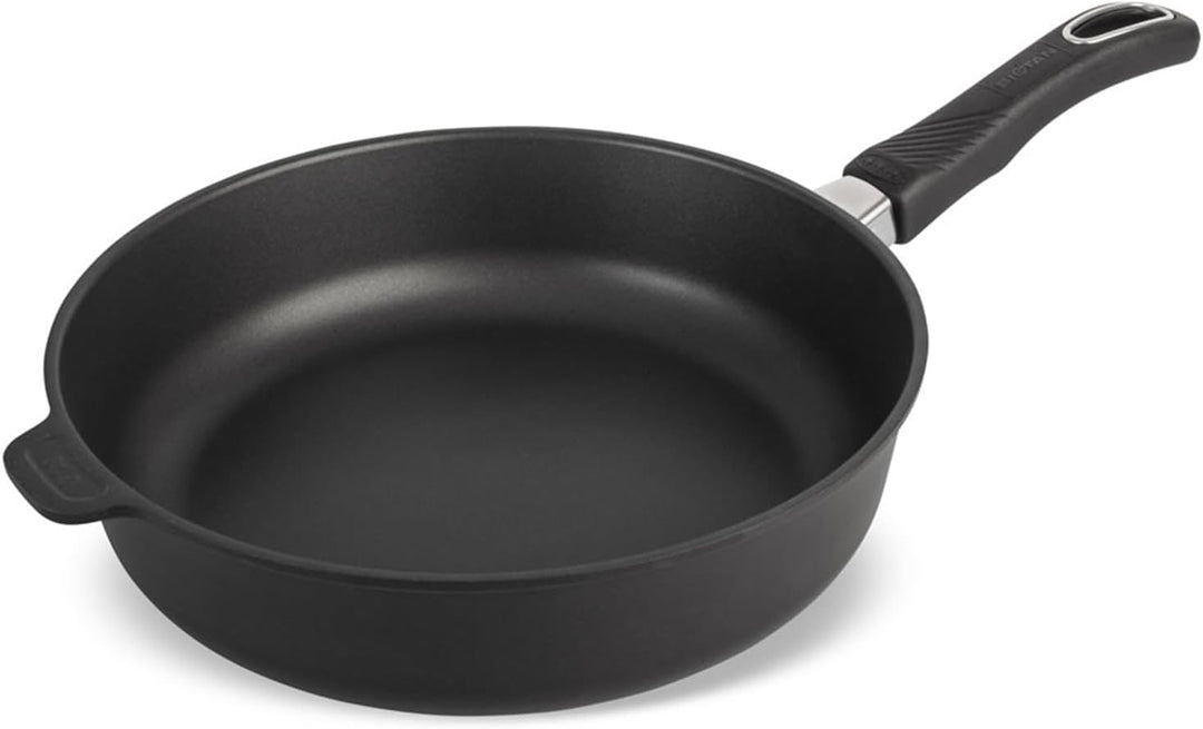 Original Gundel GUSS-BRATPFANNE hoch, Ø 28 cm, Höhe 7,5 cm, BIOTAN-Oberfläche, PFOA-frei, Akku-Therm