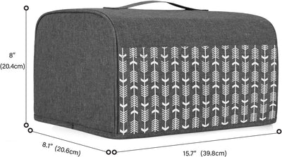 Yarwo 4 Scheiben-Doppelschlitz-Toasterabdeckung, Toaster Zubehör mit Oberem Griff, Nylon Toasterabde