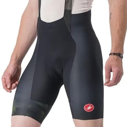 CASTELLI Herren Shorts Free Aero Rc Kit Bibshort S Schwarz/Elektrokalle, S Schwarz/Elektrokalle