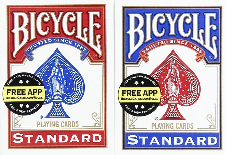 U.S.Playing Card Company Bicycle Pokerkarten Standardgrösse 12-Pack, 12-Pack