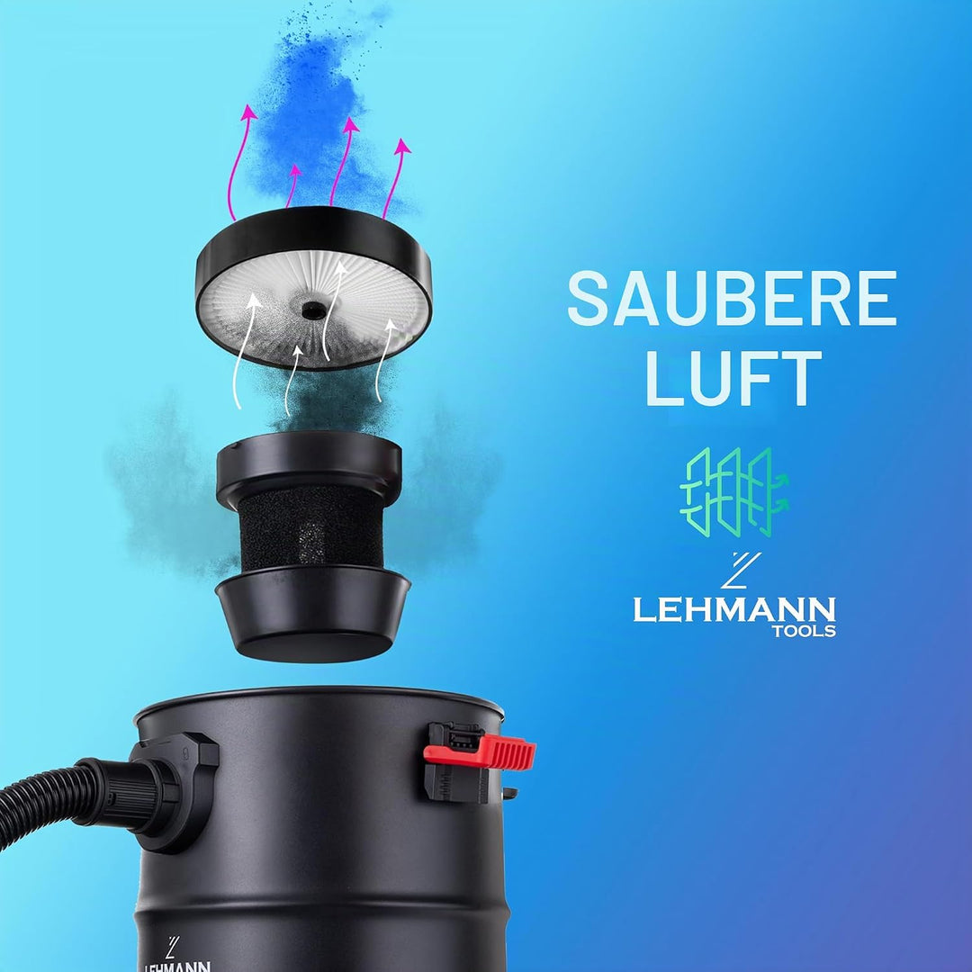 LEHMANN LHOVW-1620 Waschsauger Ultrawash 4 in 1 | Staubsauger für Teppiche und Polstermöbel | Beutel
