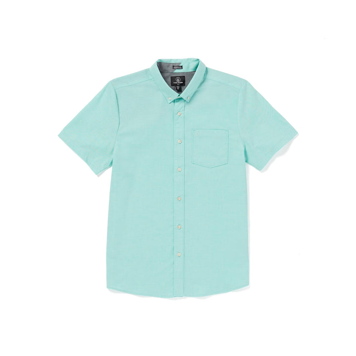 Volcom Herren Everett Oxford Modern Fit Woven Shirt Hemd mit Button-Down-Kragen, S Dusty Aqua