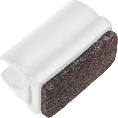 Adsamm® / 16 x Klemmschalengleiter mit Filz/Weiss/ø 10-11 mm/Rund/Schalengleiter mit austauschbarem