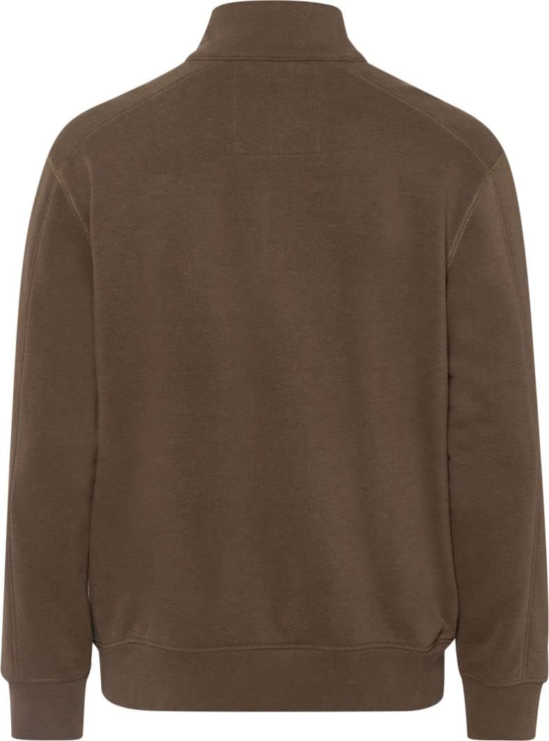 BRAX Herren Style Steve Cotton Liquid Interlock-Sweattroyer in Cleaner Optik Sweatshirt