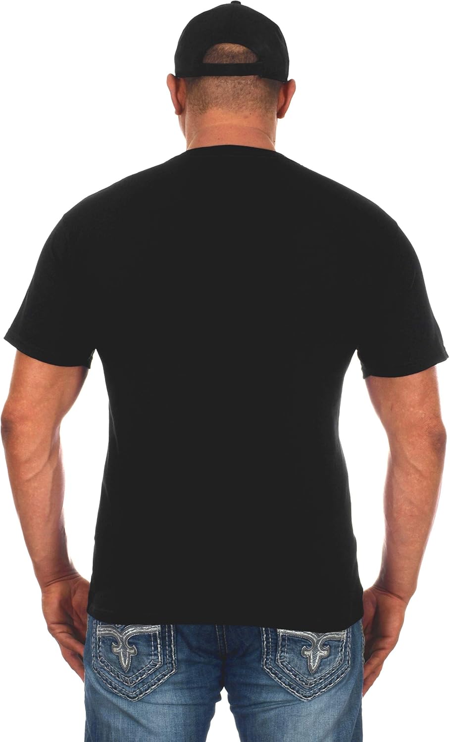 JH DESIGN GROUP Herren T-Shirt Dodge Charger Silhouette, kurzärmlig, Rundhalsausschnitt XL Schwarz,