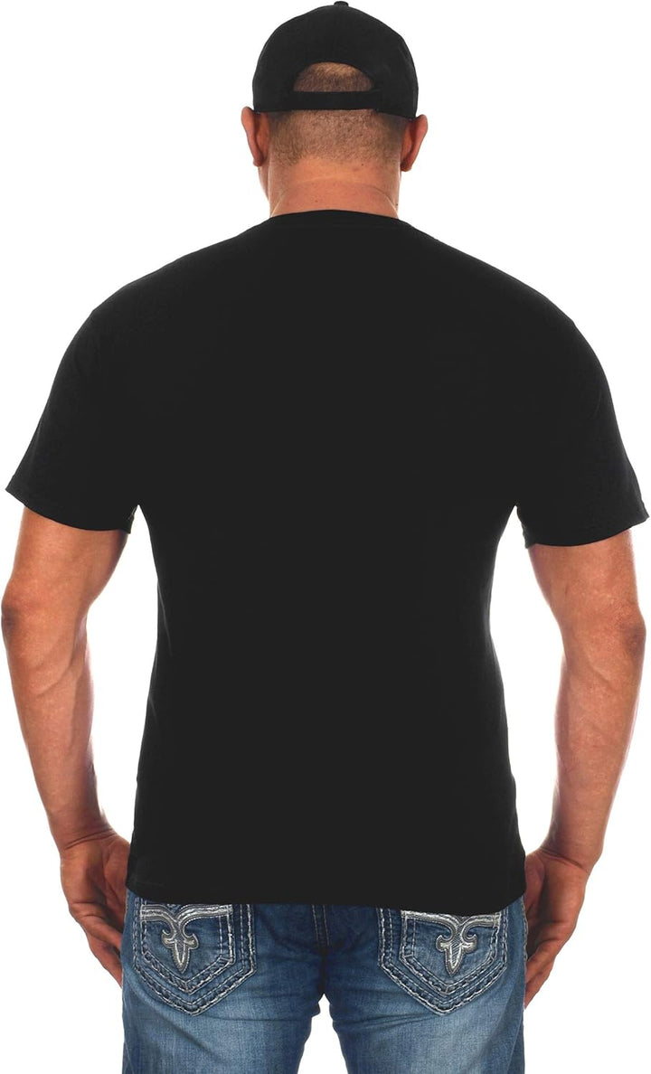 JH DESIGN GROUP Herren T-Shirt Dodge Charger Silhouette, kurzärmlig, Rundhalsausschnitt XL Schwarz,