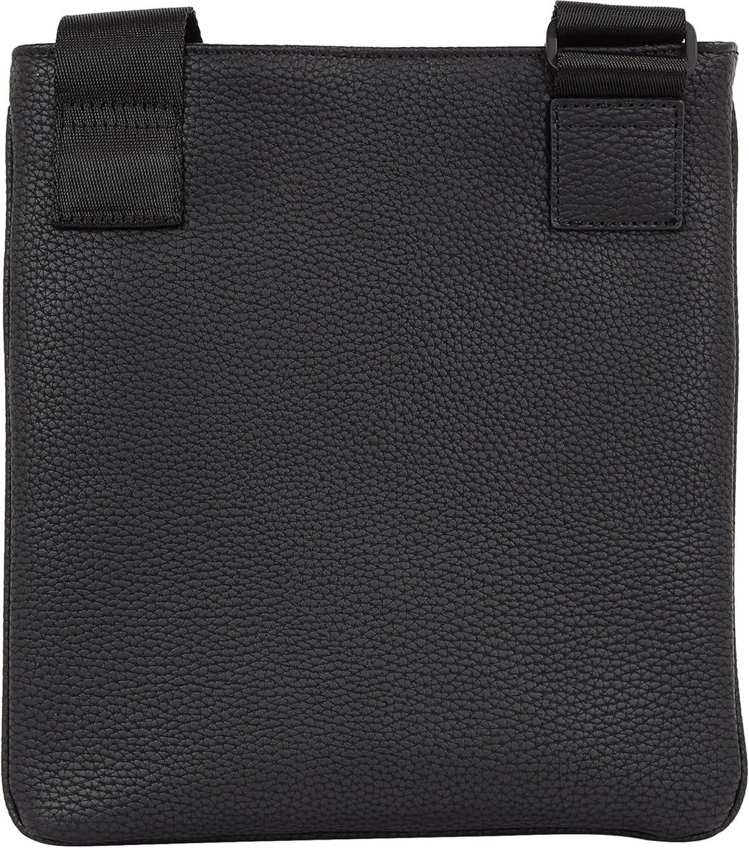 Tommy Hilfiger Herren Umhängetasche Essential PU Crossover Klein, Schwarz (Black), Einheitsgrösse