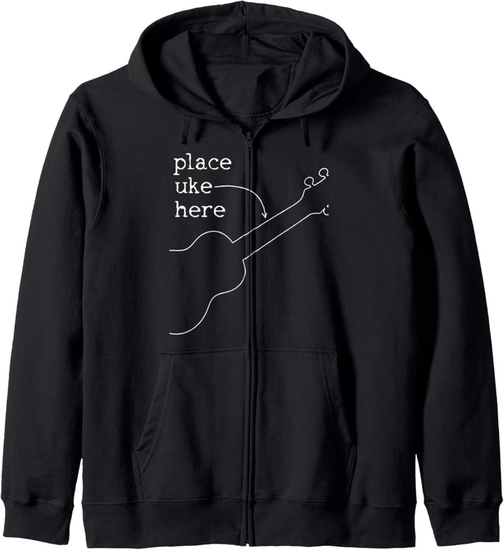 Ukulele Uke Spruch Lustig Musik Gitarre Geschenk Kapuzenjacke