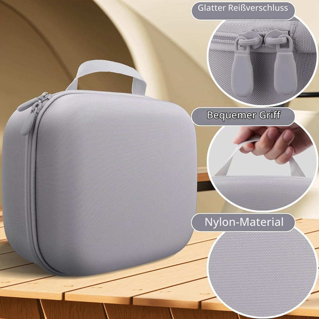 co2CREA Hart Reise Schutz Hülle Etui Tasche für Quest 3S All-in-one VR Gaming Headset (Nur Hülle, VR