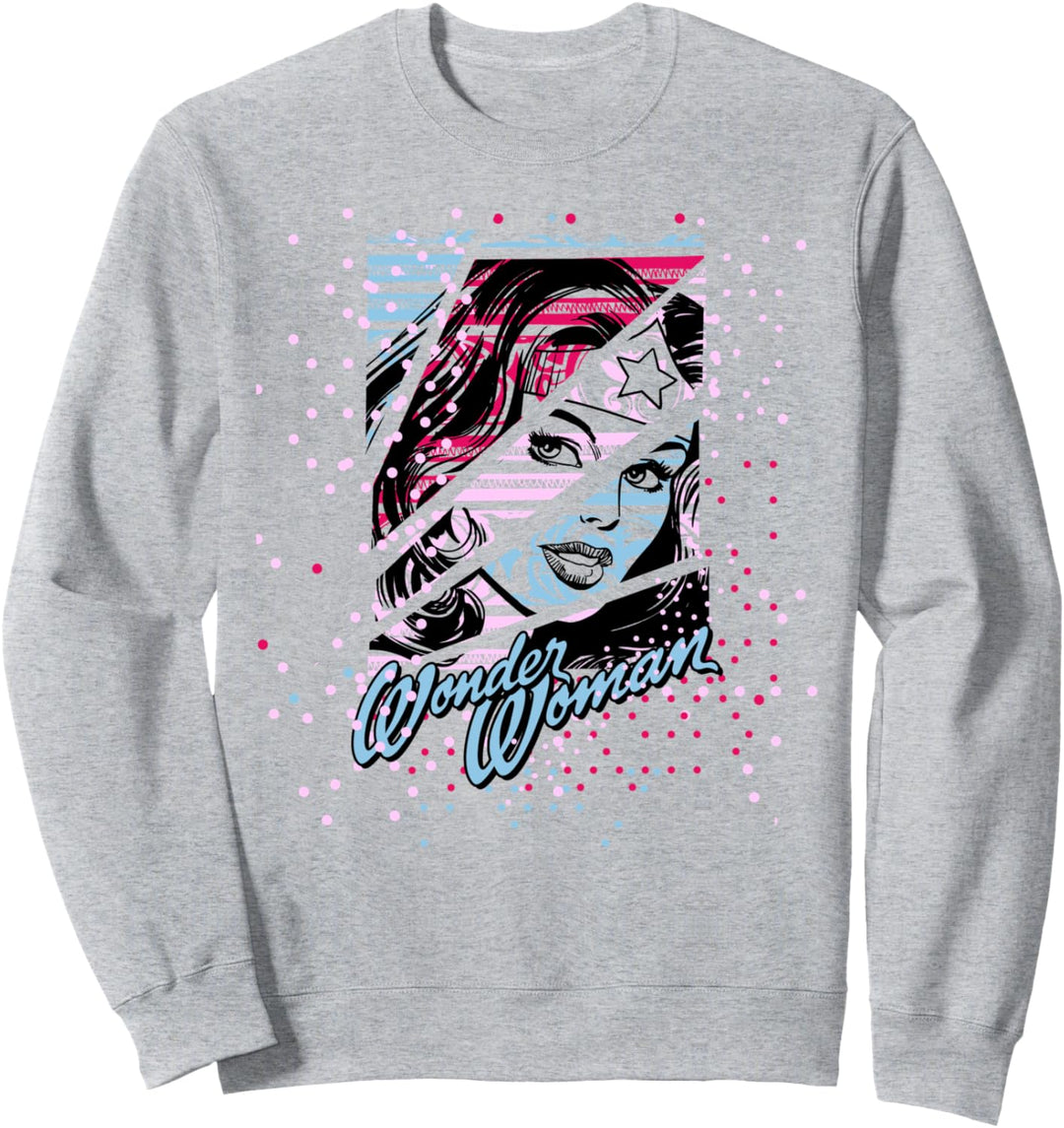 DC Wonder Woman-Mode Warhol Sweatshirt