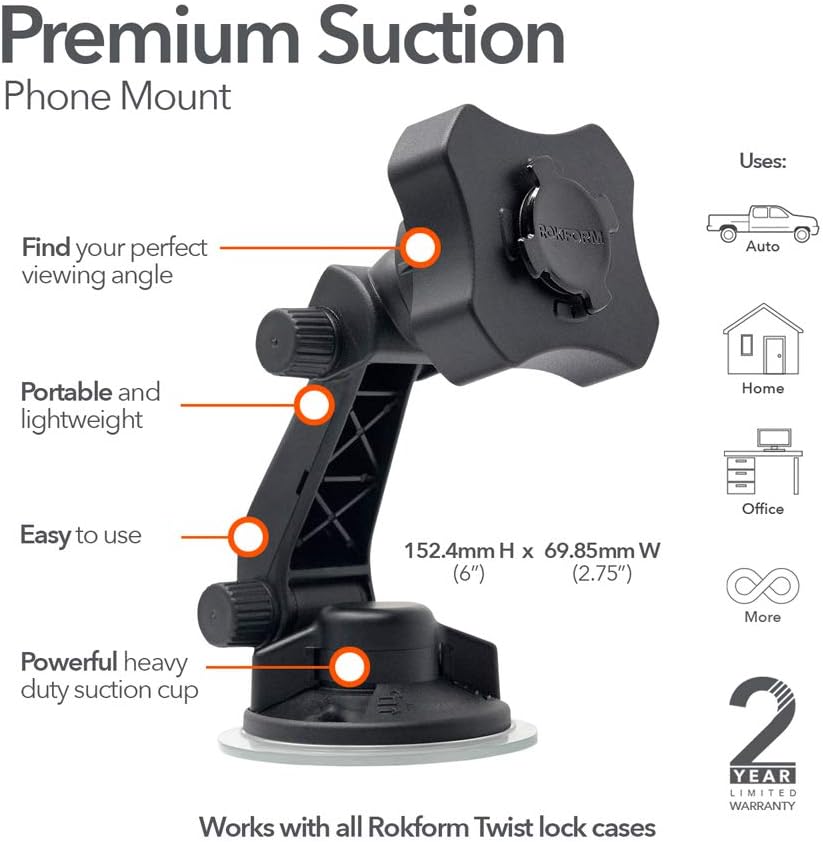 Rokform Rokbed v3 Suction Mount für Smartphone-Cases