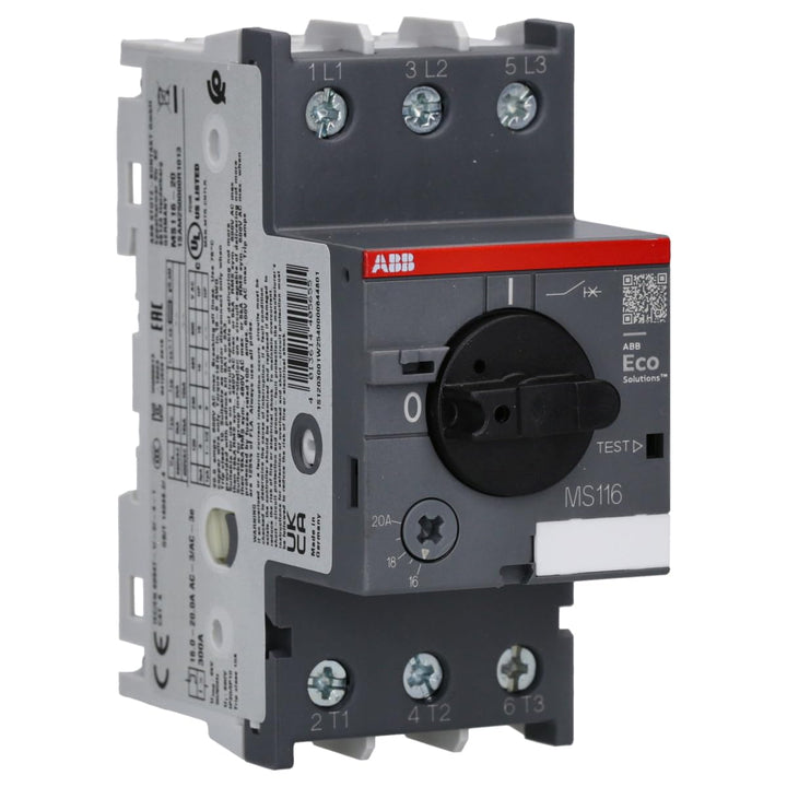 ABB Motorschutzschalter, 16 → 20 A 690 V ac 97.8mm x 45mm