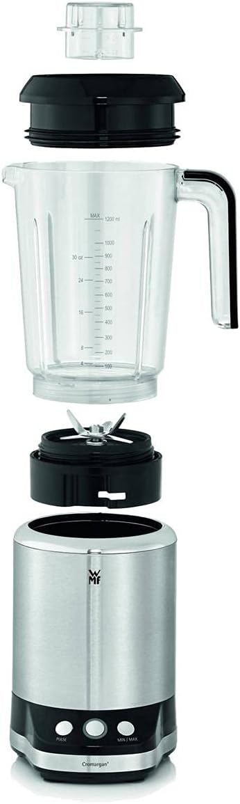 WMF Kult X Multifunktionsmixer, 25.000 U/min, 900 Watt, 2 Geschwindigkeiten, 4 Mixbehälter, ToGo-Fla