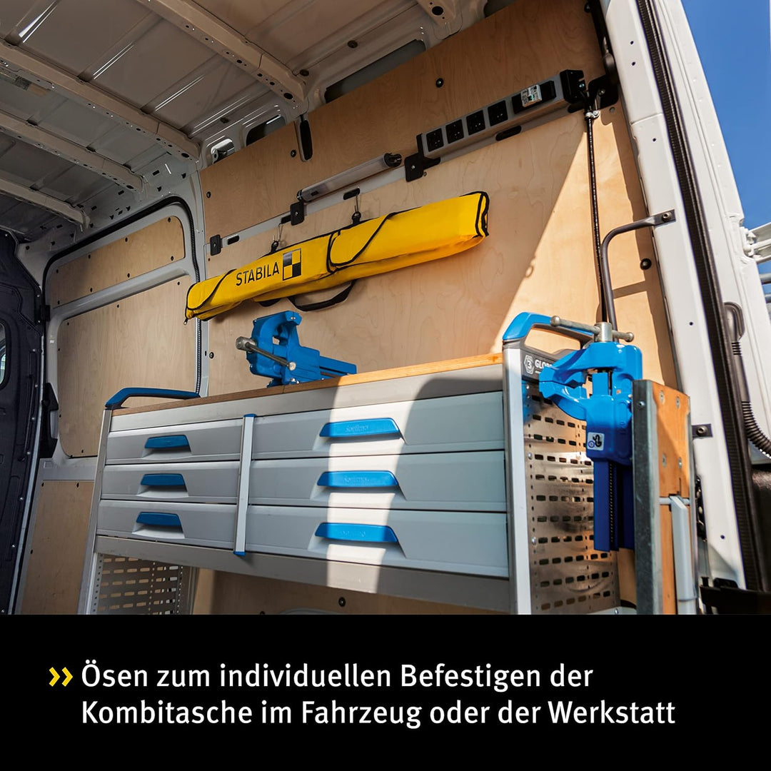 STABILA Wasserwaagen-Kombitasche LCC-6-200 (für 6 Wasserwaagen von 25–200 cm) 6 Wasserwaagen bis 200