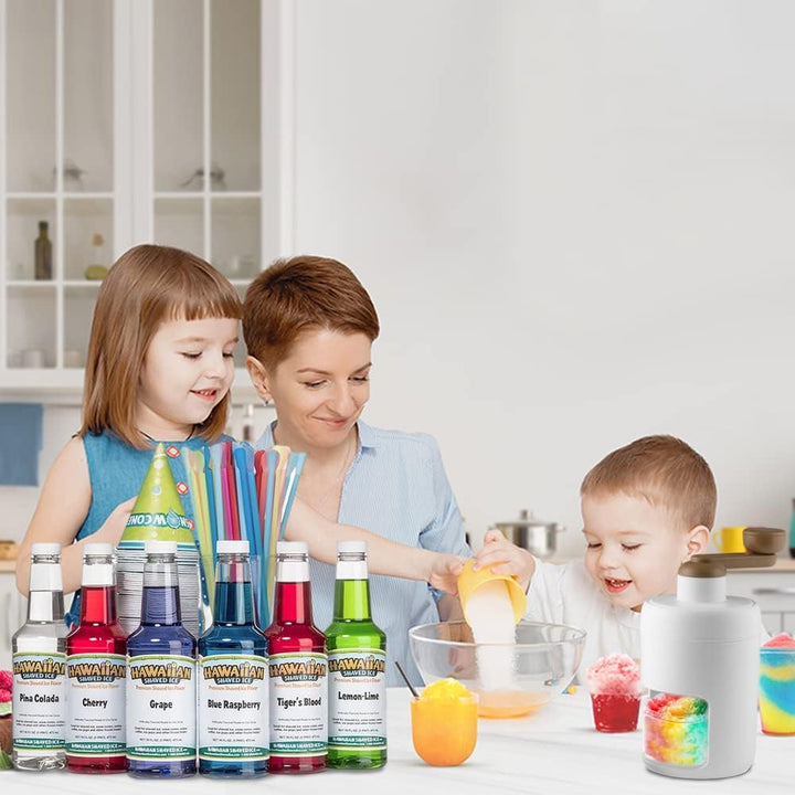 Rasierte Eismaschine, Schneekegel-Maschine, Slushie-Maschine mit Edelstahl-Klingen für Eis, Schneeke