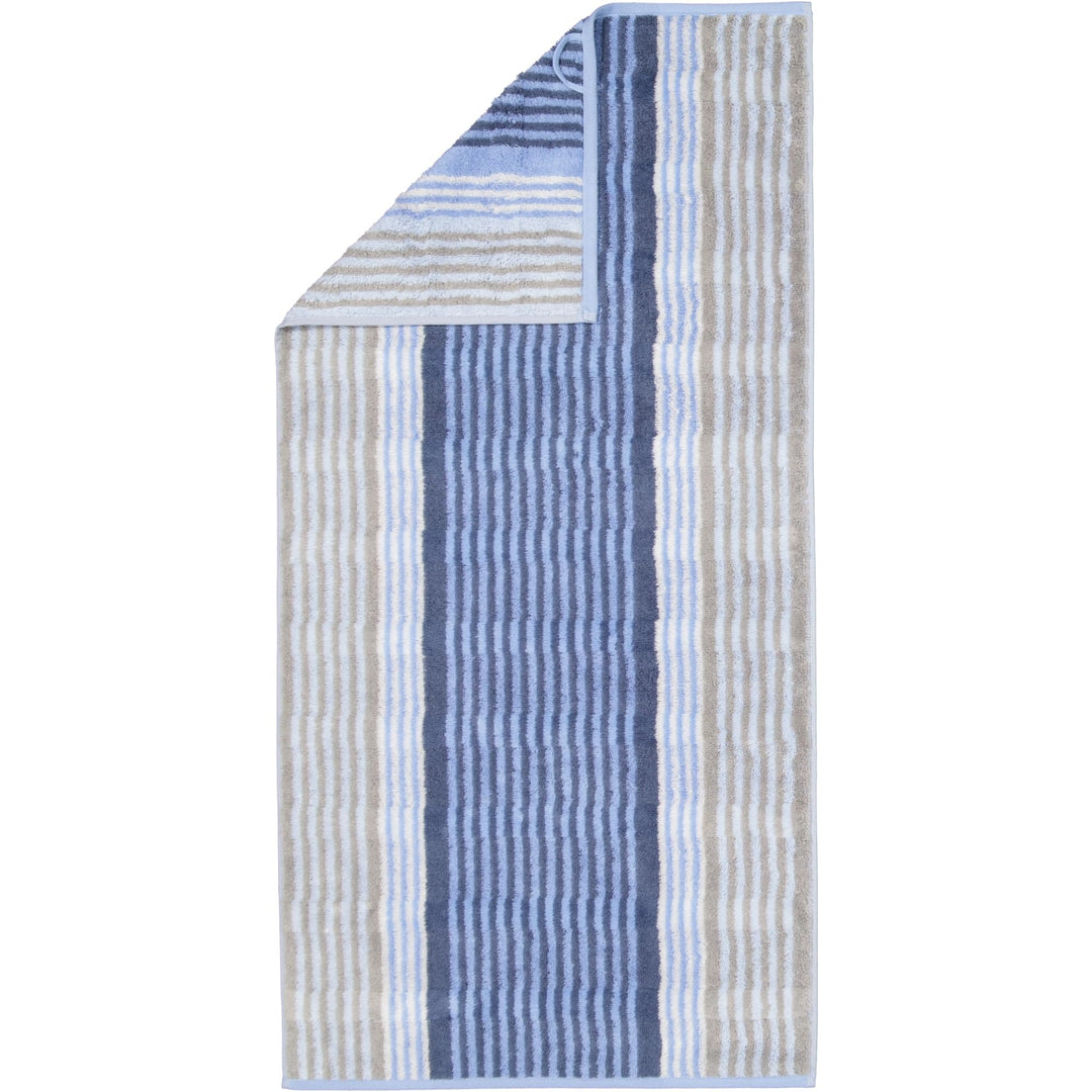 CAWÖ Home Handtücher Noblesse Harmony Streifen 1085 Sky - 17 Duschtuch 80x160 cm, Duschtuch 80x160 c
