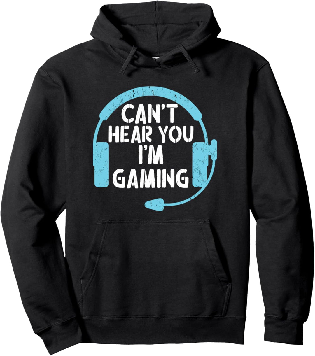 Kann dich nicht hören, bin am Zocken! - Lustiges Gamer Pullover Hoodie