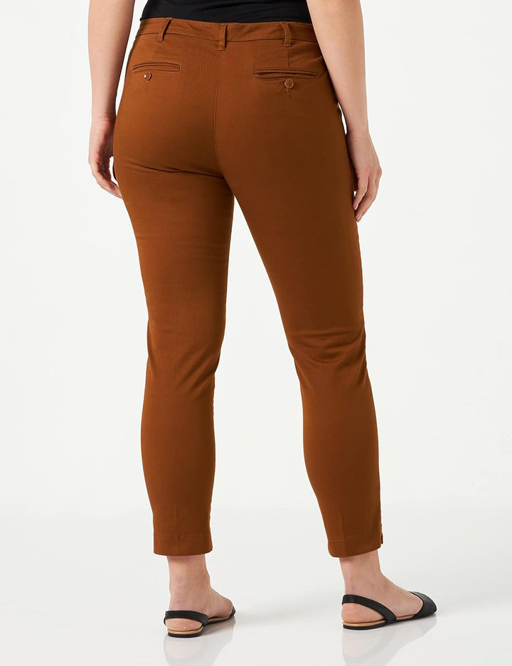 SISLEY Damen Pants 40 Brown 30d, 40 Brown 30d