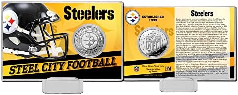 Highland Mint Pittsburgh Steelers Team History Silver Coin Card