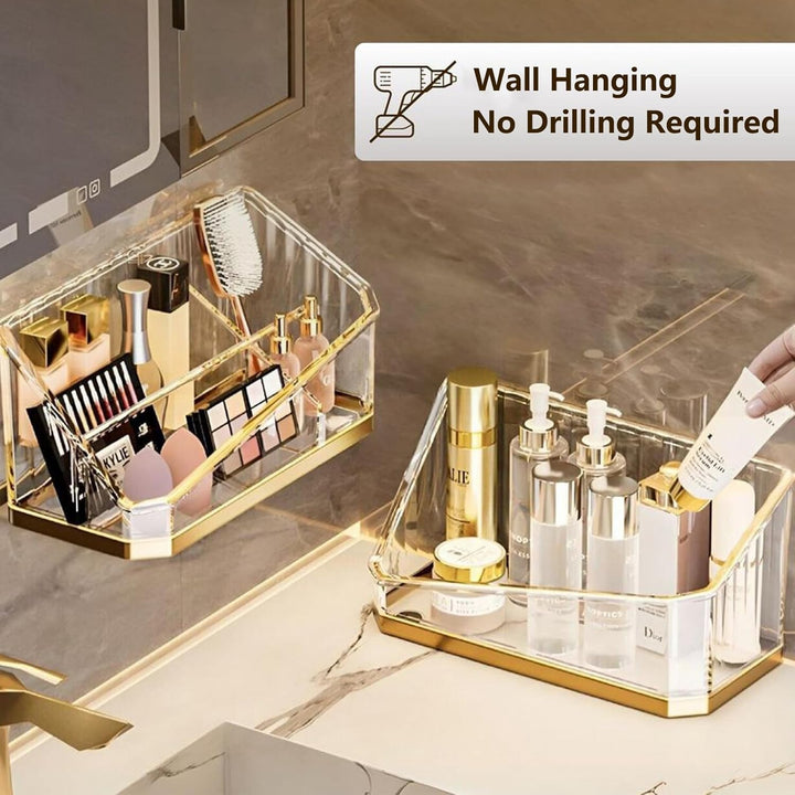 HARLIANGXY Spiegelschrank Organizer Innen, 2 Stücke Badezimmerschrank Aufbewahrung Box, Kunststoff M