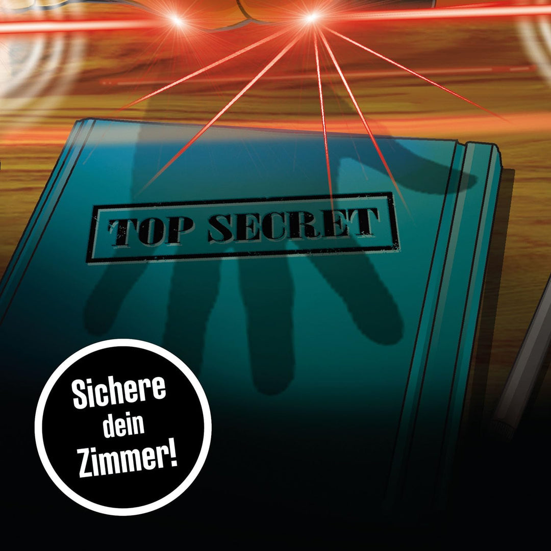 Die drei ??? Sicherheitssystem von KOSMOS 632489, Alarmanlage mit LED-Technik, Detektiv Spielzeug Se