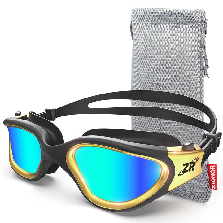 ZIONOR G1 - Polarisierte Schwimmbrille für Unisex und Erwachsene und Damen, beschlagfrei, 100% UV-Sc