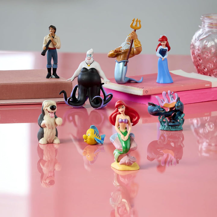 Disney Store Official - Arielle, die Meerjungfrau - Spielzeugfigurenset - 8 Spielzeuge - Mit Prinzes