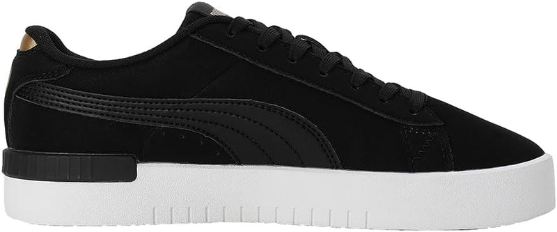 PUMA Damen Jada Renew Nubuck Sneaker 38.5 EU Puma Black Puma Gold Puma White, 38.5 EU Puma Black Pum