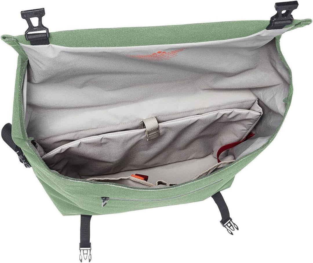 VAUDE Fahrradtasche für Gepäckträger Augsburg IV 20L Einheitsgrösse Willow Green, Einheitsgrösse Wil