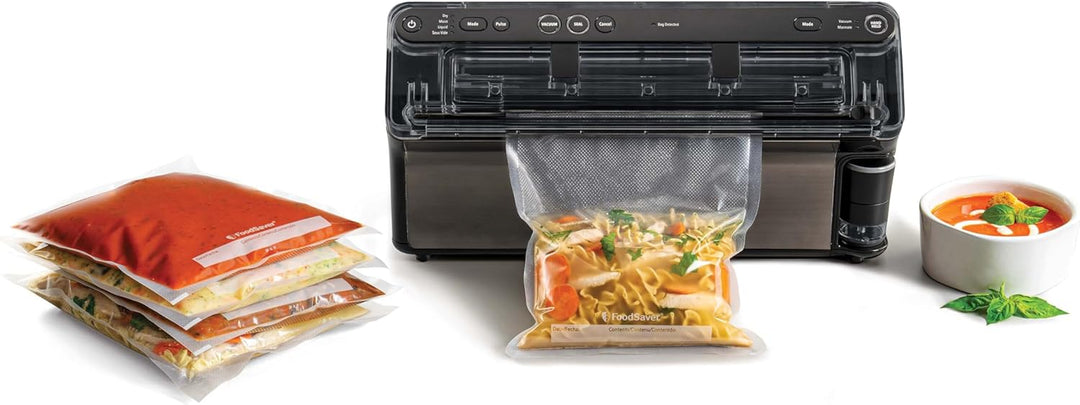 FoodSaver Elite All-in-One Liquid+ Vakuumiergerät | Hält Lebensmittel bis zu 5x länger frisch* | Vak
