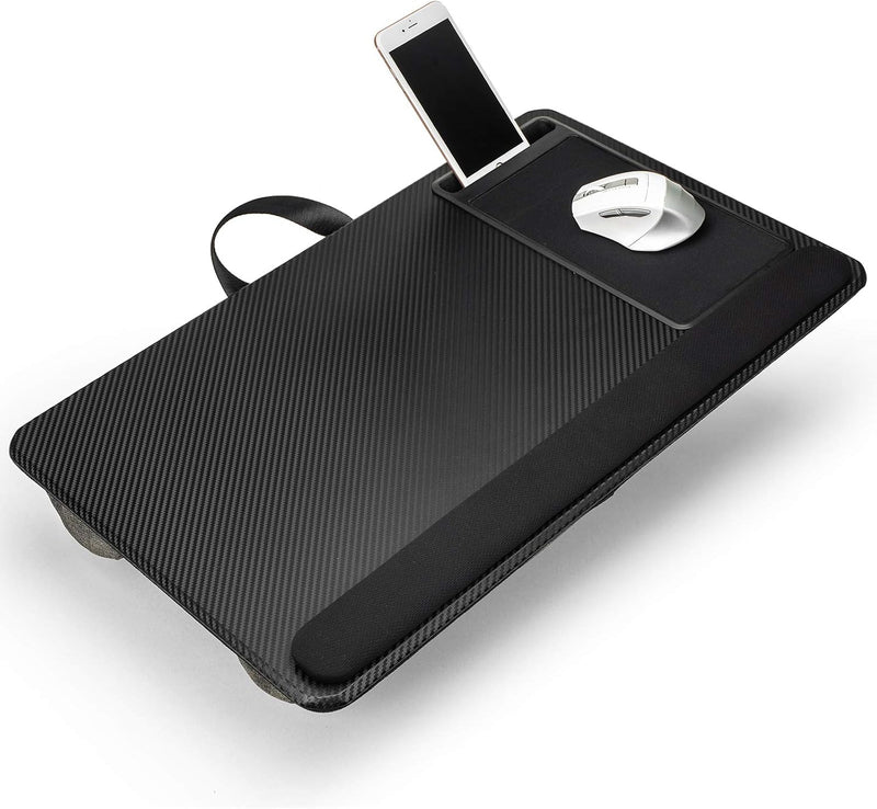 Laptopkissen für Bett mit Kissen，Laptop Unterlage Zubehör Couch mit Mausunterlage and Handgelenkaufl