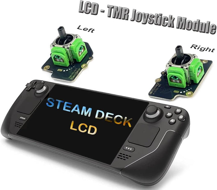 ElecGear TMR Joystick Ersatz für Steam Deck LCD, PCB-Modul mit MCU-Kalibrierung und Anti-Drift TMR C