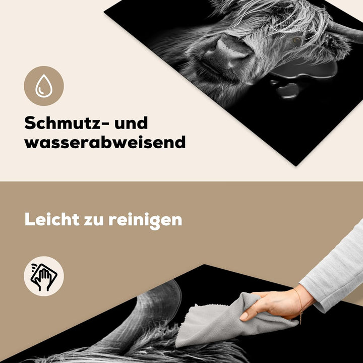 Herdabdeckplatte Einteilig Induktionsmatte Küche Abdeckung Ceranfeld Herd Abdeckplatte Vinyl Matte A