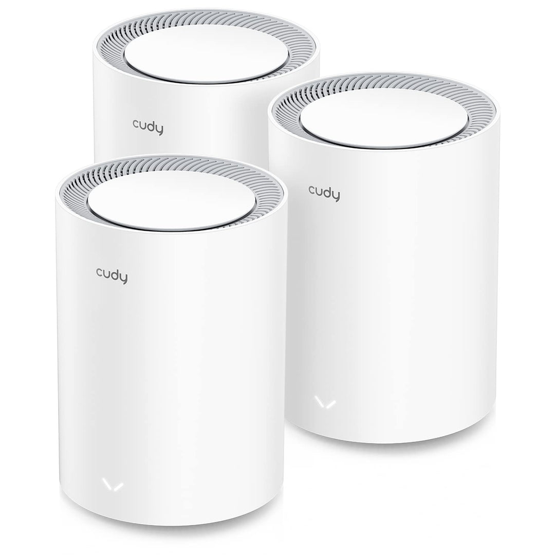 Cudy AX3000 WiFi 6 Mesh WLAN System – ersetzt Router und Extender, deckt bis zu 270 m² ab, 2,5 G WAN