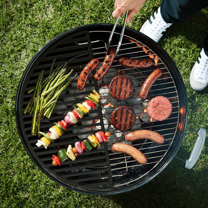 Wiltec Gusseisen Grillrost 46,7 x 22,8 x 0,9 cm, Gussrost für Grill mit guter Hitzespeicherung, Gril