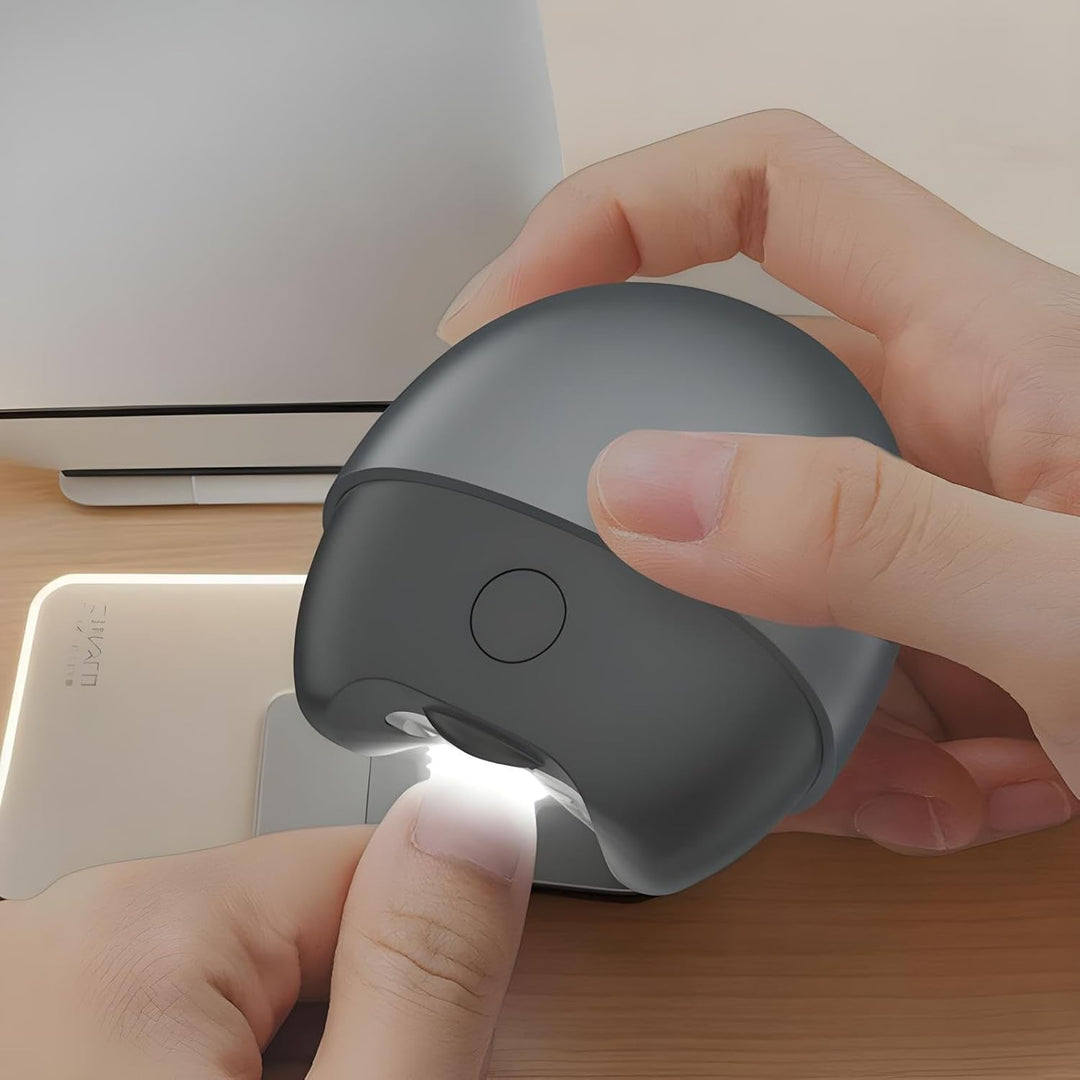 NagelElektrisch, Elektrischer Fussnagel-, Leiser Ergonomischer Nagelschleifer Mit Licht Für Damen He