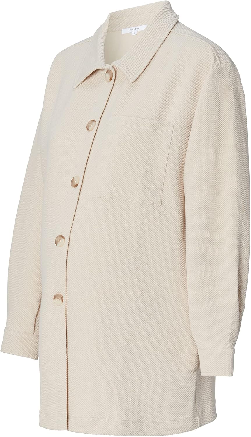 Noppies Damen Jacket Long Sleeve Kenyon Jacke 34 Oatmeal - P807, 34 Oatmeal - P807