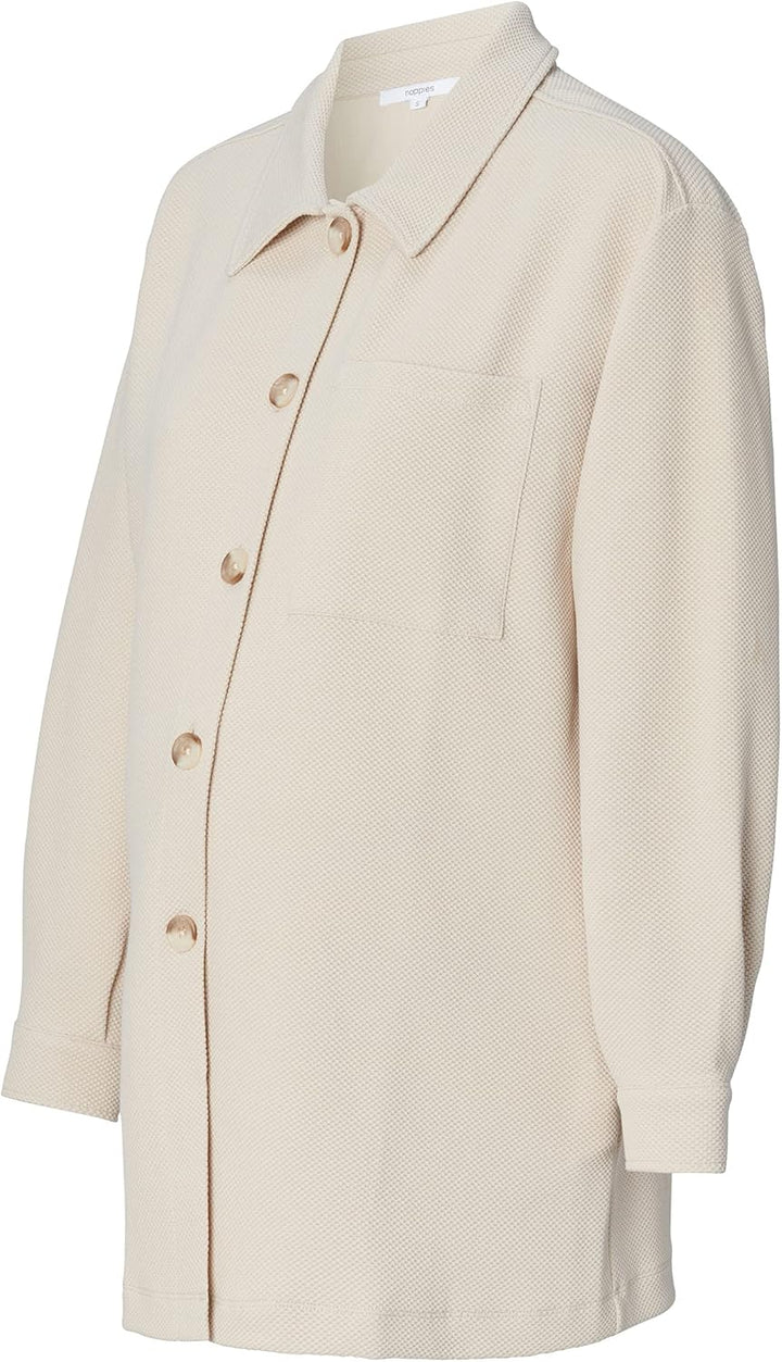Noppies Damen Jacket Long Sleeve Kenyon Jacke 34 Oatmeal - P807, 34 Oatmeal - P807